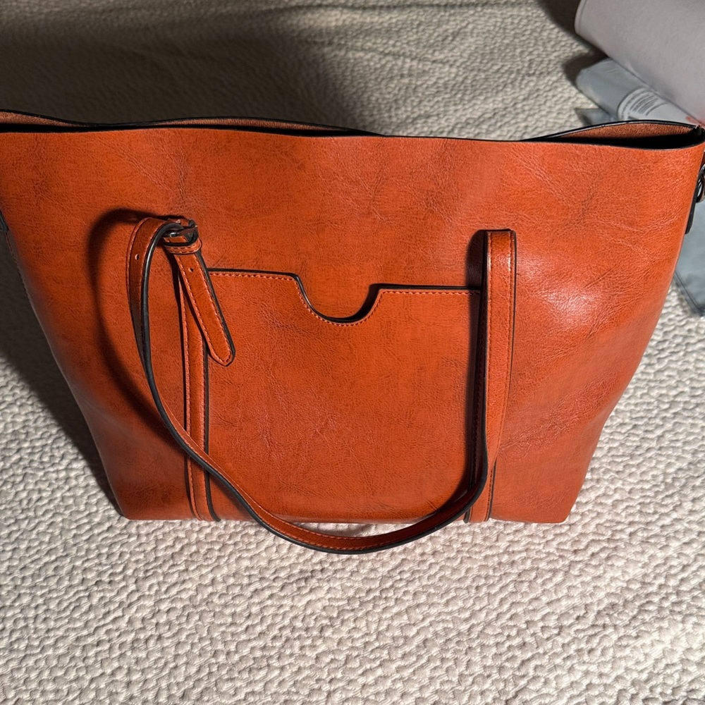 Elegant Orange Tote Bag
